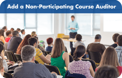 Add a Non-Participating Course Auditor