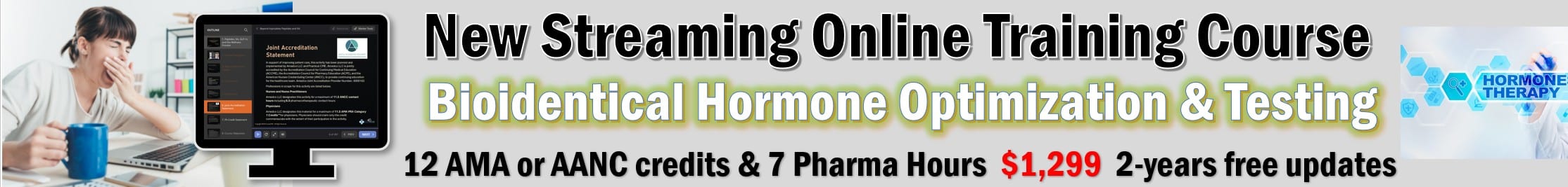 Bioidentical training course sale