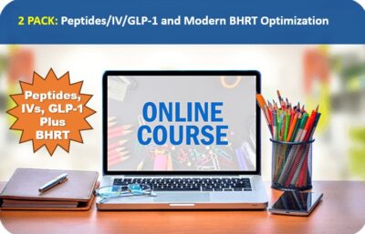Accredited BHRT, Peptides, IV, GLP-1 Training 23.5 Credits
